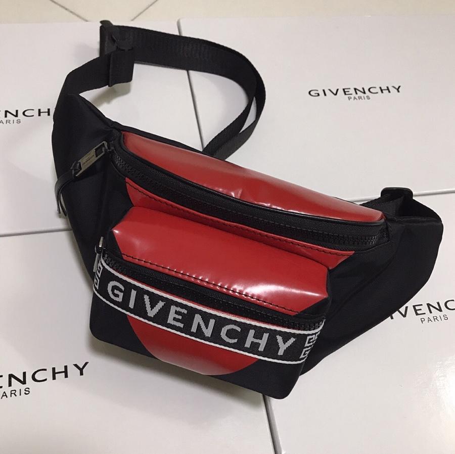 Replica Givenchy Paris Printed Bum Bag Red