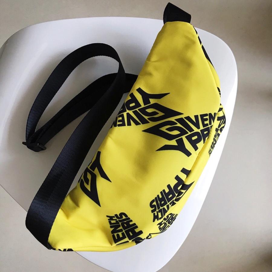 Replica Givenchy Paris Printed Bum Bag Yellow