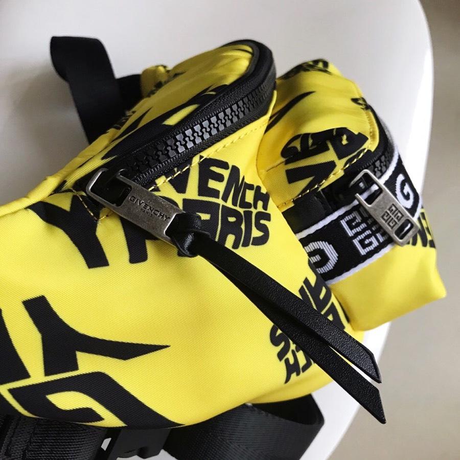 Replica Givenchy Paris Printed Bum Bag Yellow