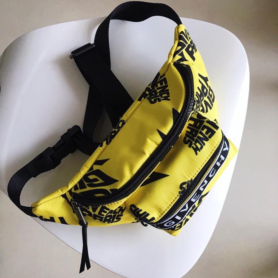 Replica Givenchy Paris Printed Bum Bag Yellow