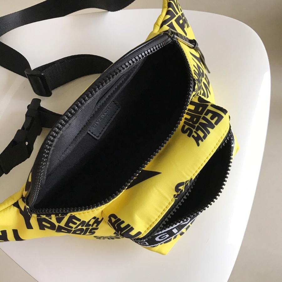 Replica Givenchy Paris Printed Bum Bag Yellow