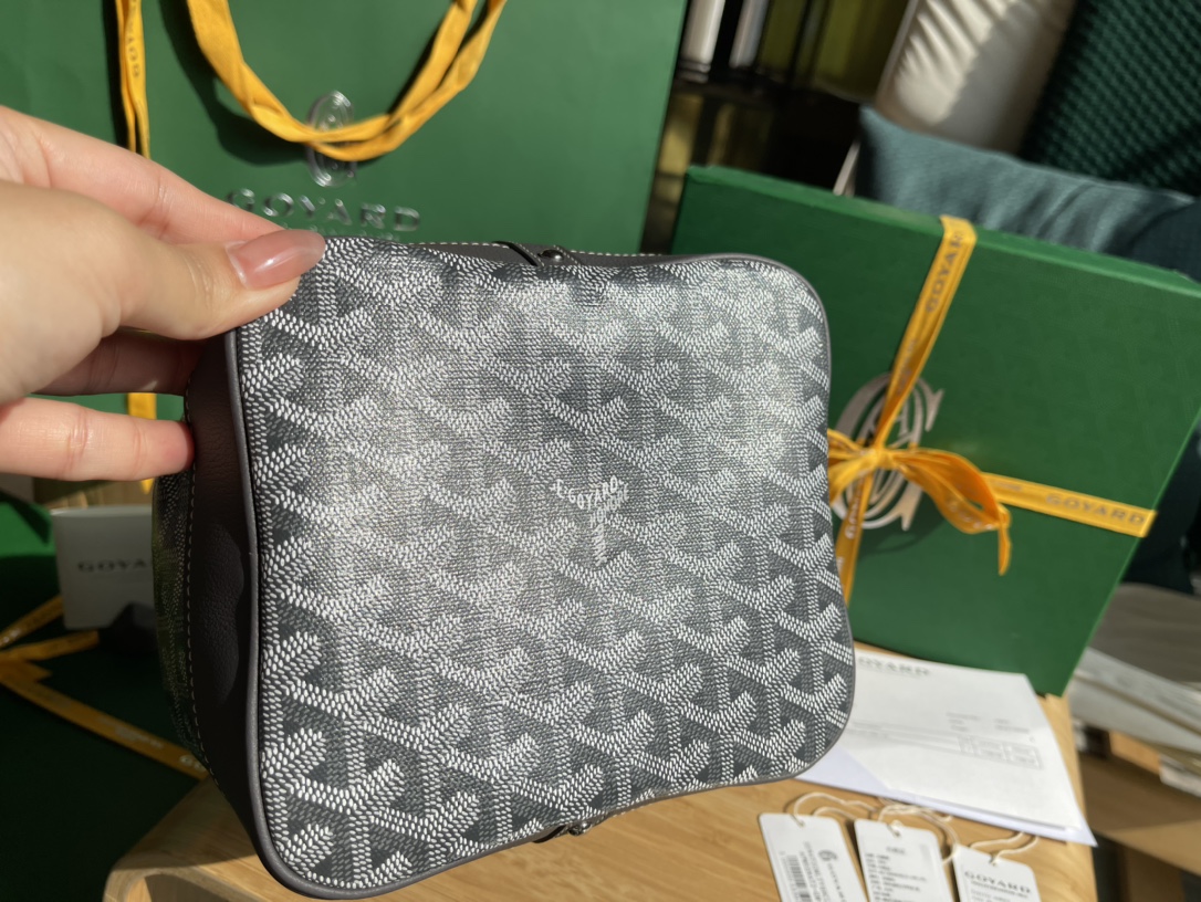 Replica Goyard Petie Flot Bucket Bag Gray