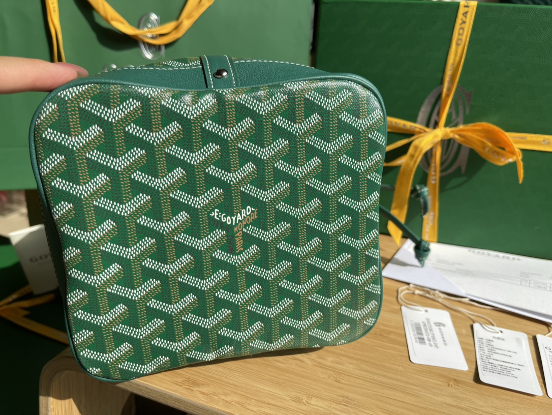 Replica Goyard Petie Flot Bucket Bag Green