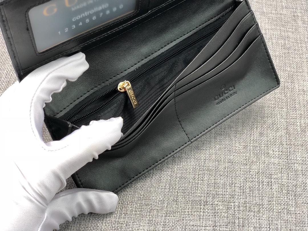 Replica Gucci 225826 Men Long Wallet Black