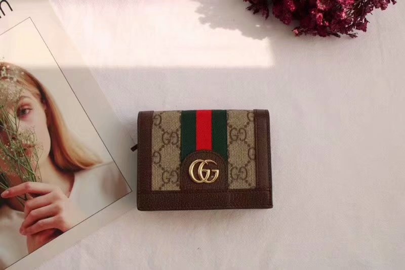 Replica Gucci 523154 Women Ophidia GG Card Case