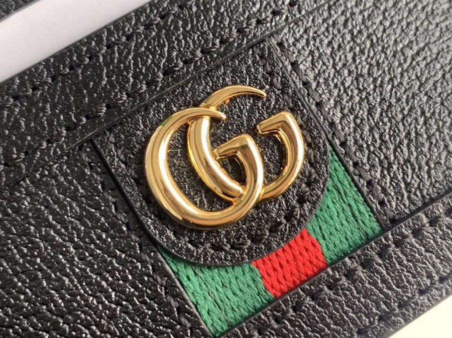 Replica Gucci 523159 Ophidia Card Case Black