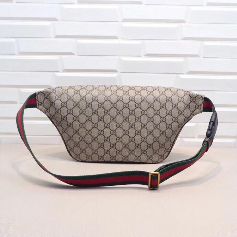 Replica Gucci 529711 Men Belt Bag GG Supreme Tag