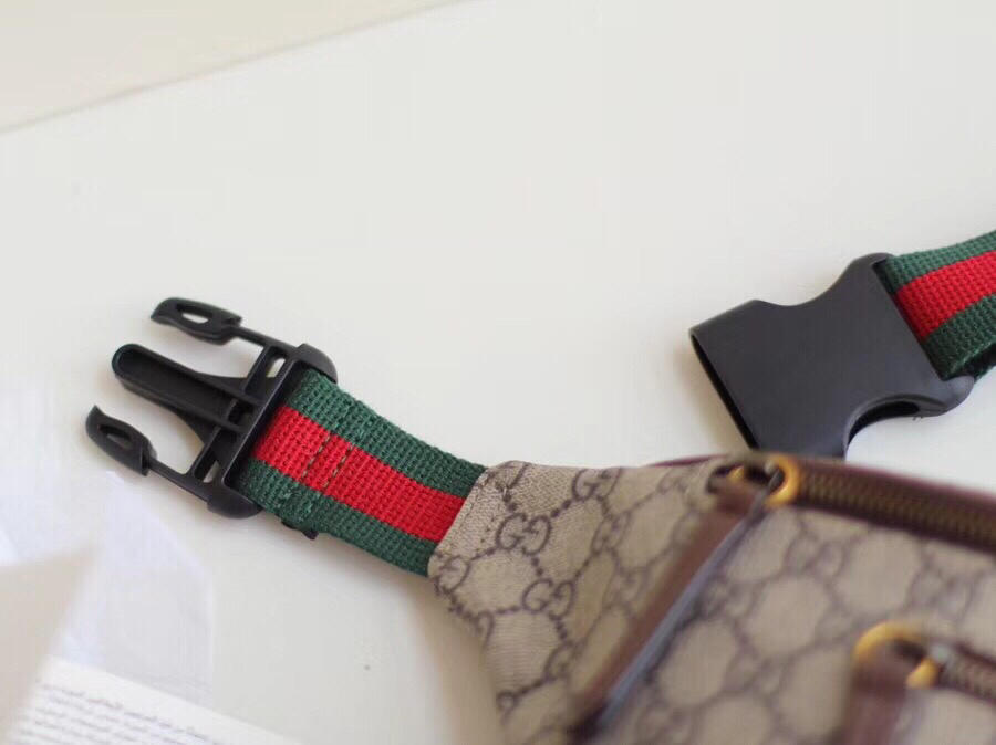 Replica Gucci 529711 Men Belt Bag GG Supreme