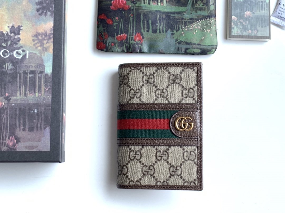 Replica Gucci 597620 Men Ophidia GG Passport Case