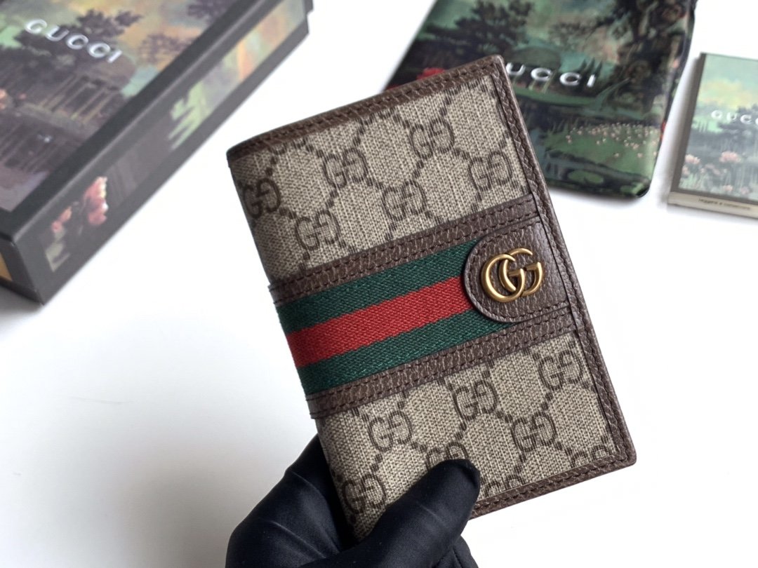 Replica Gucci 597620 Men Ophidia GG Passport Case