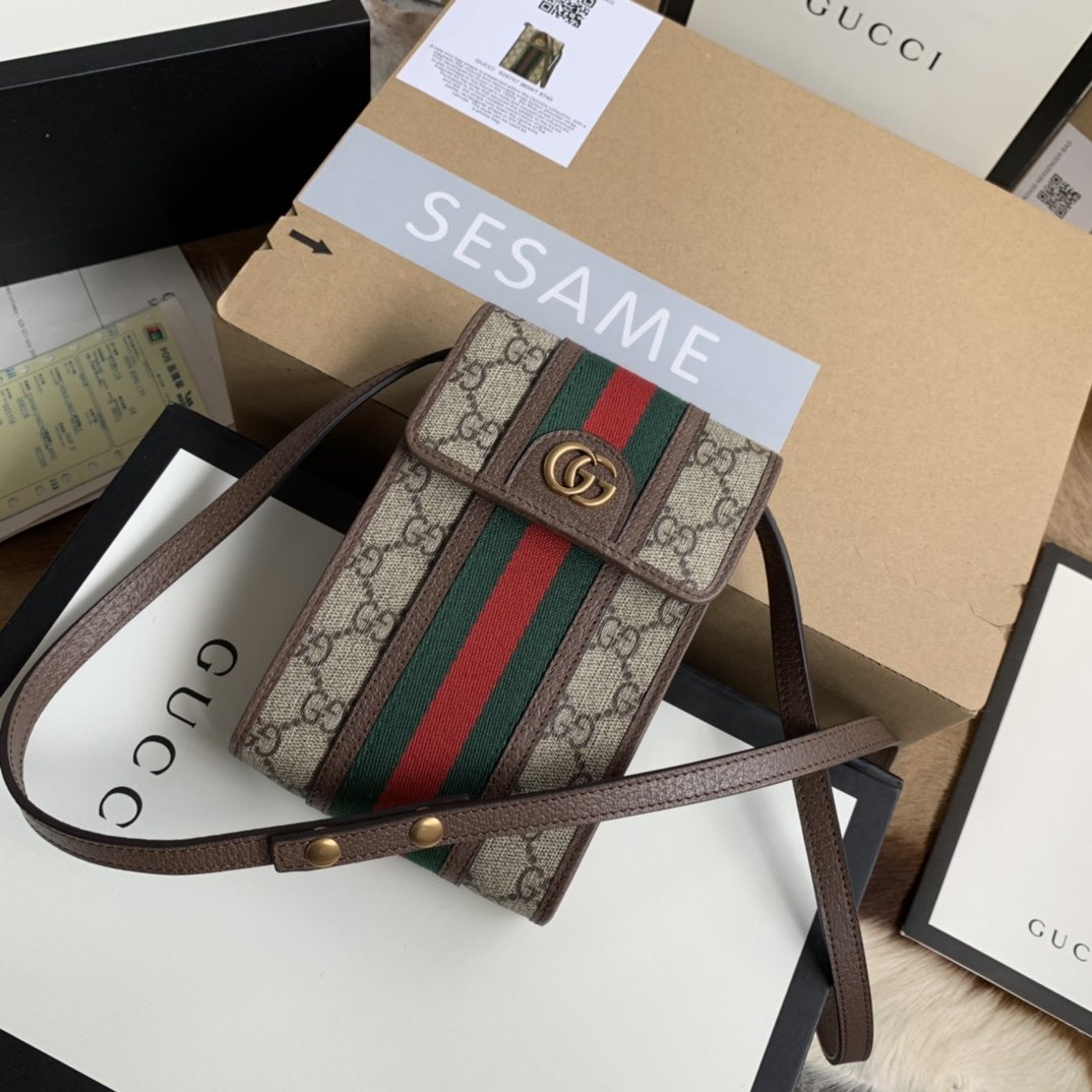 Replica Gucci 625757 Ophidia Mini Bag GG Supreme Canvas