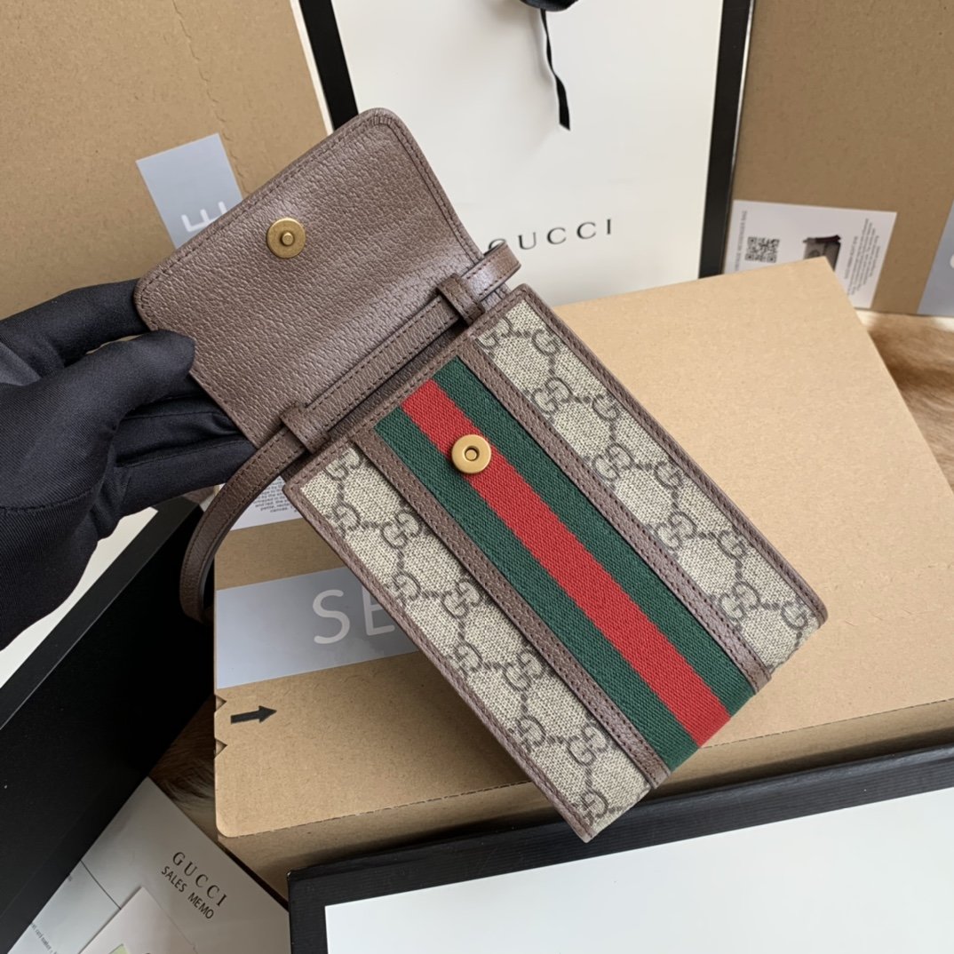 Replica Gucci 625757 Ophidia Mini Bag GG Supreme Canvas