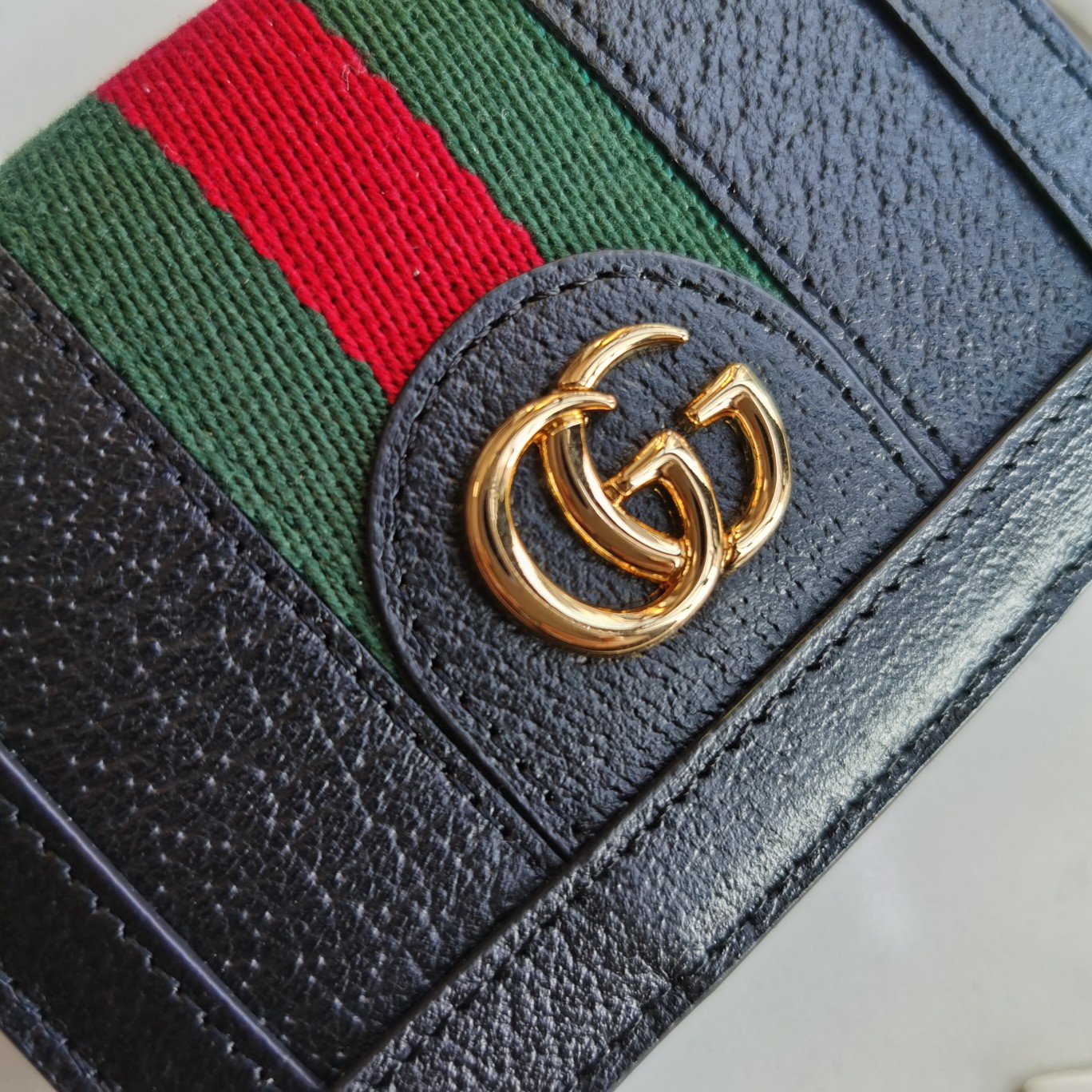 Replica Gucci Card Case Wallet Black 523155