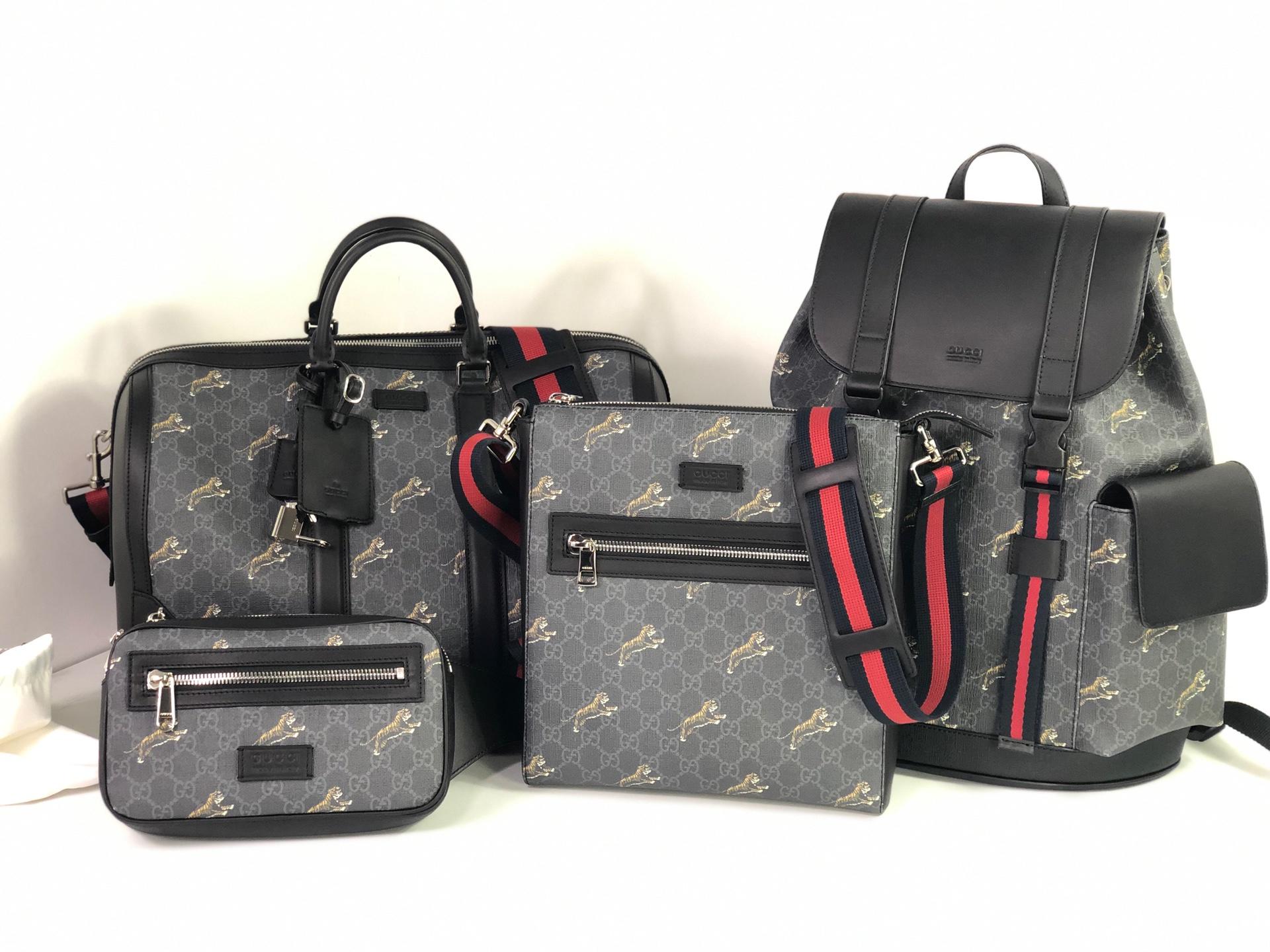 Replica Gucci GG Supreme Tigers Bags set