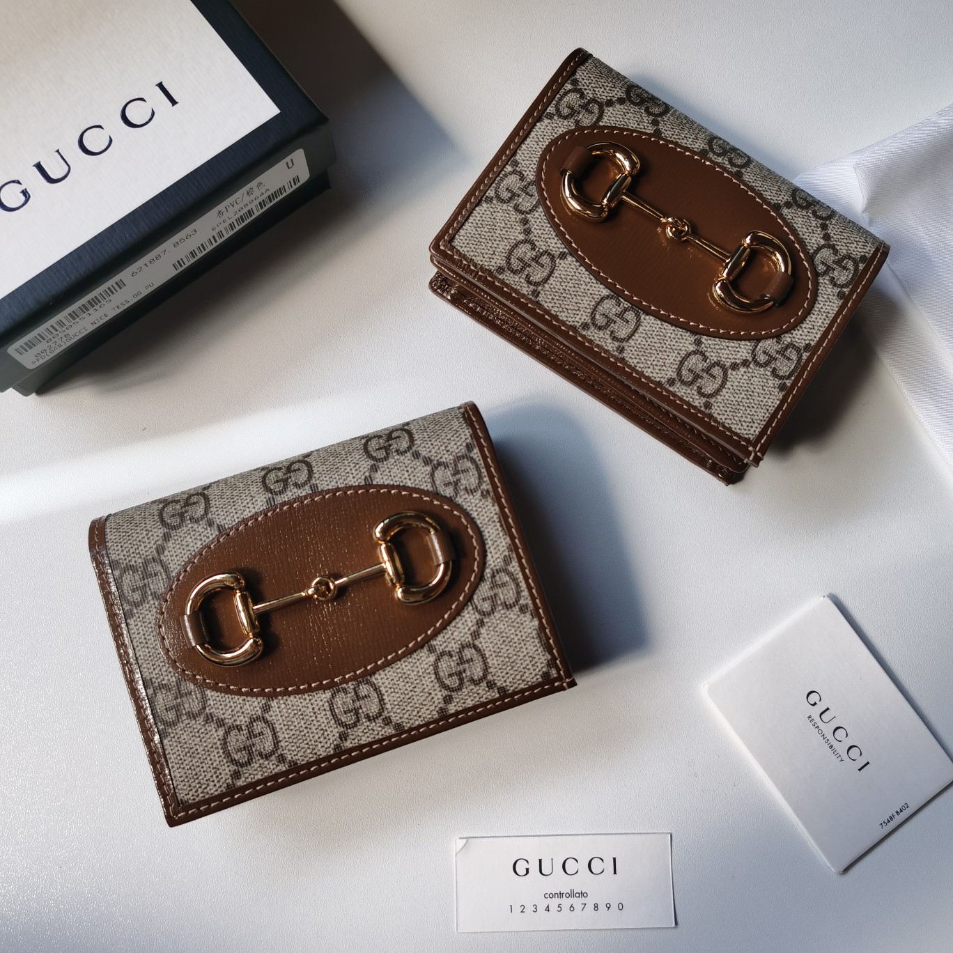 Replica Gucci Horsebit 1955 Card Case Wallet 621887