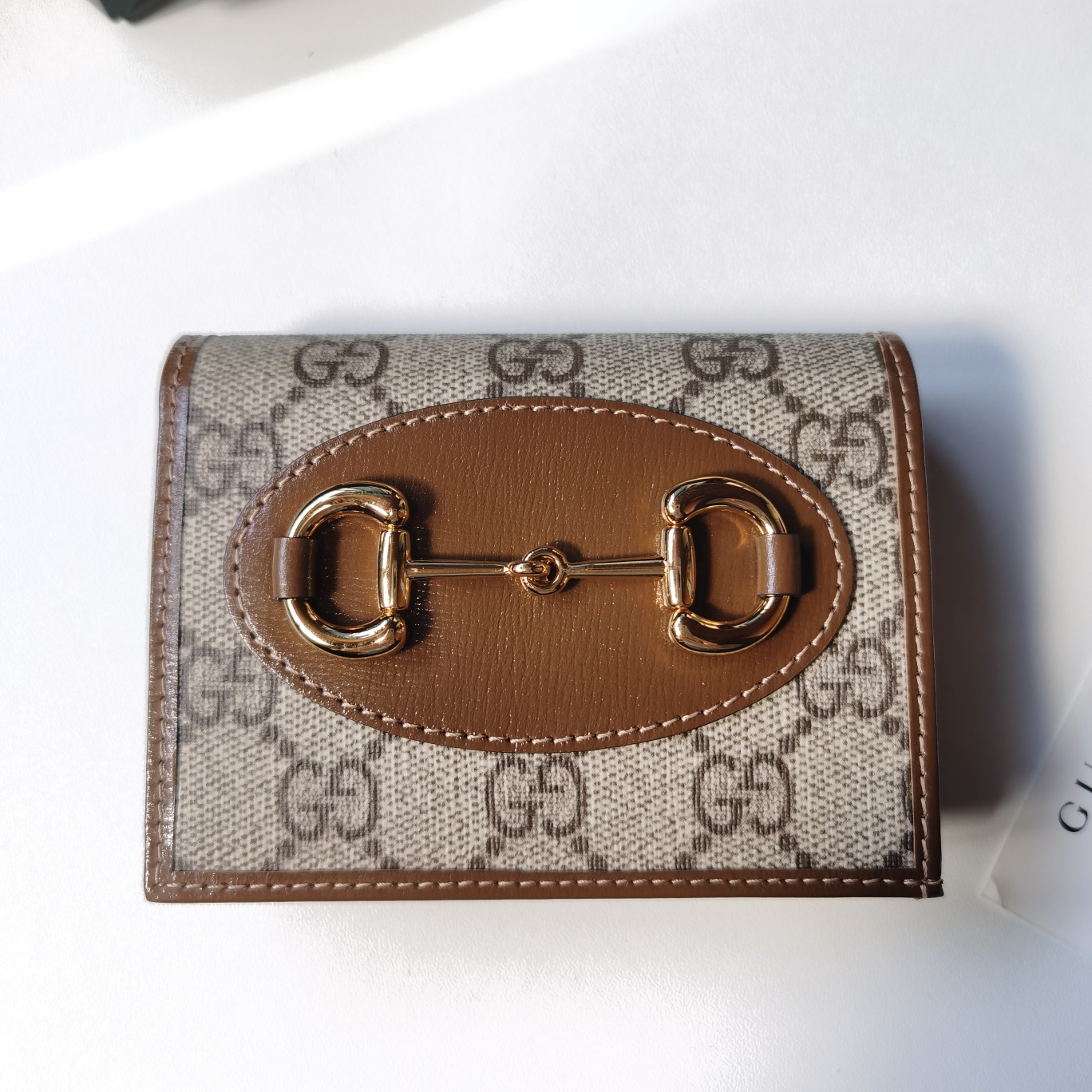 Replica Gucci Horsebit 1955 Card Case Wallet 621887