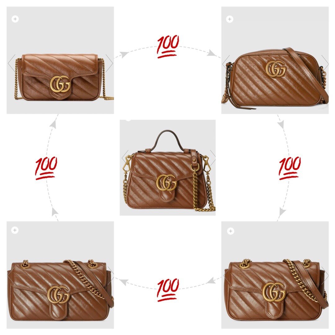 Replica Gucci Marmont Series Brown