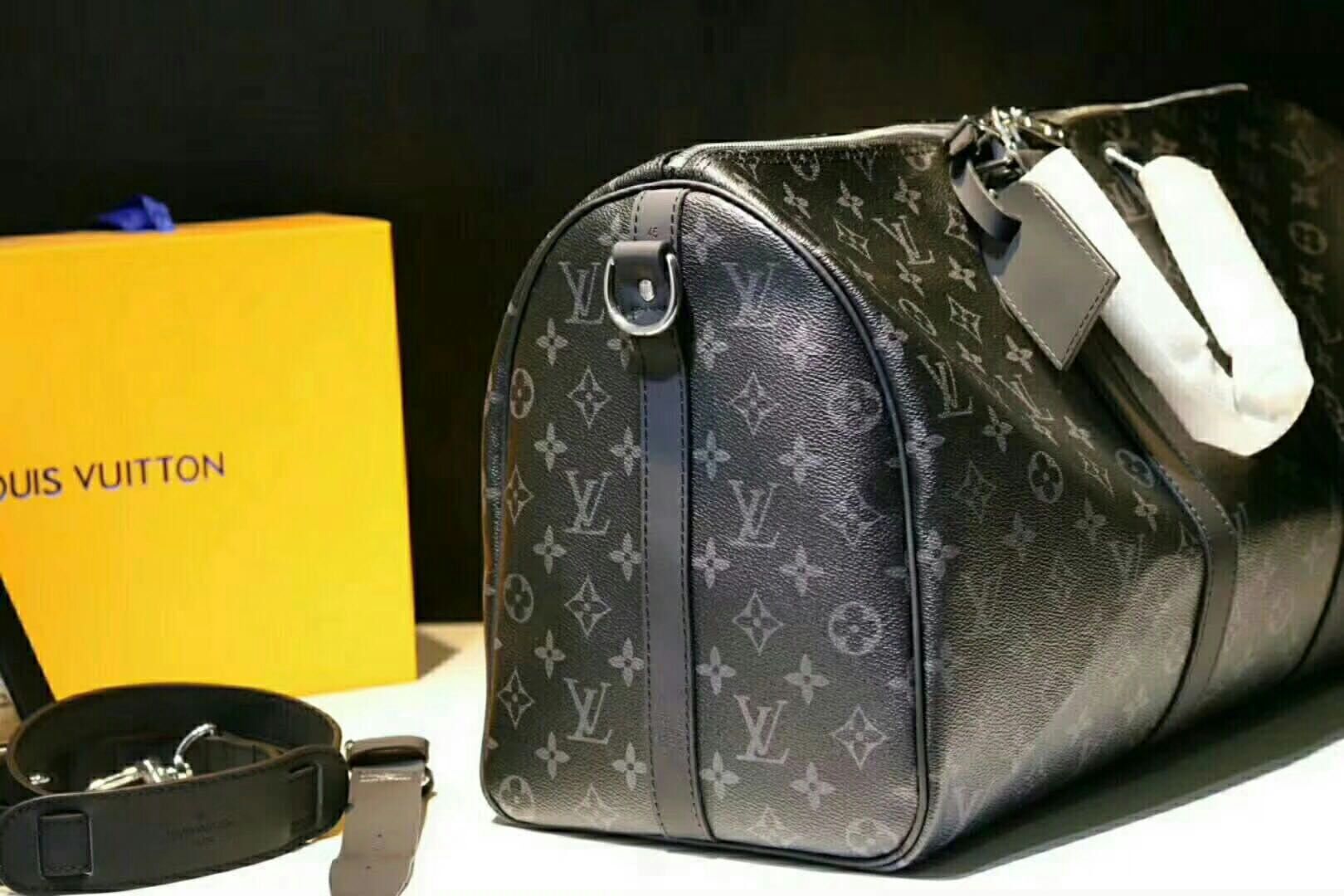 Replica Louis Vuitton LV X YK KEEPALL 55 M46401 for Sale