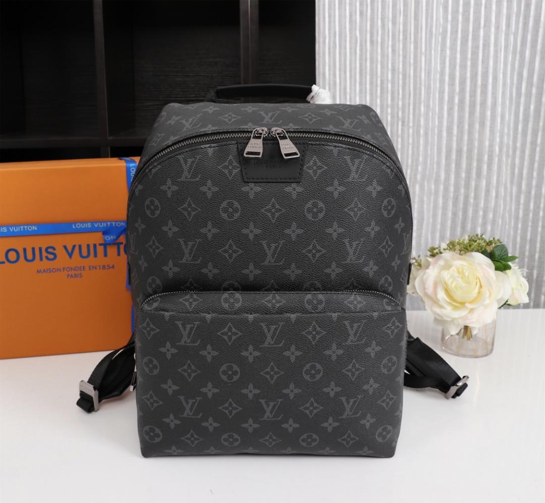 Replica Louis Vuitton M43186 Men Monogram Eclipse Apollo Backpack