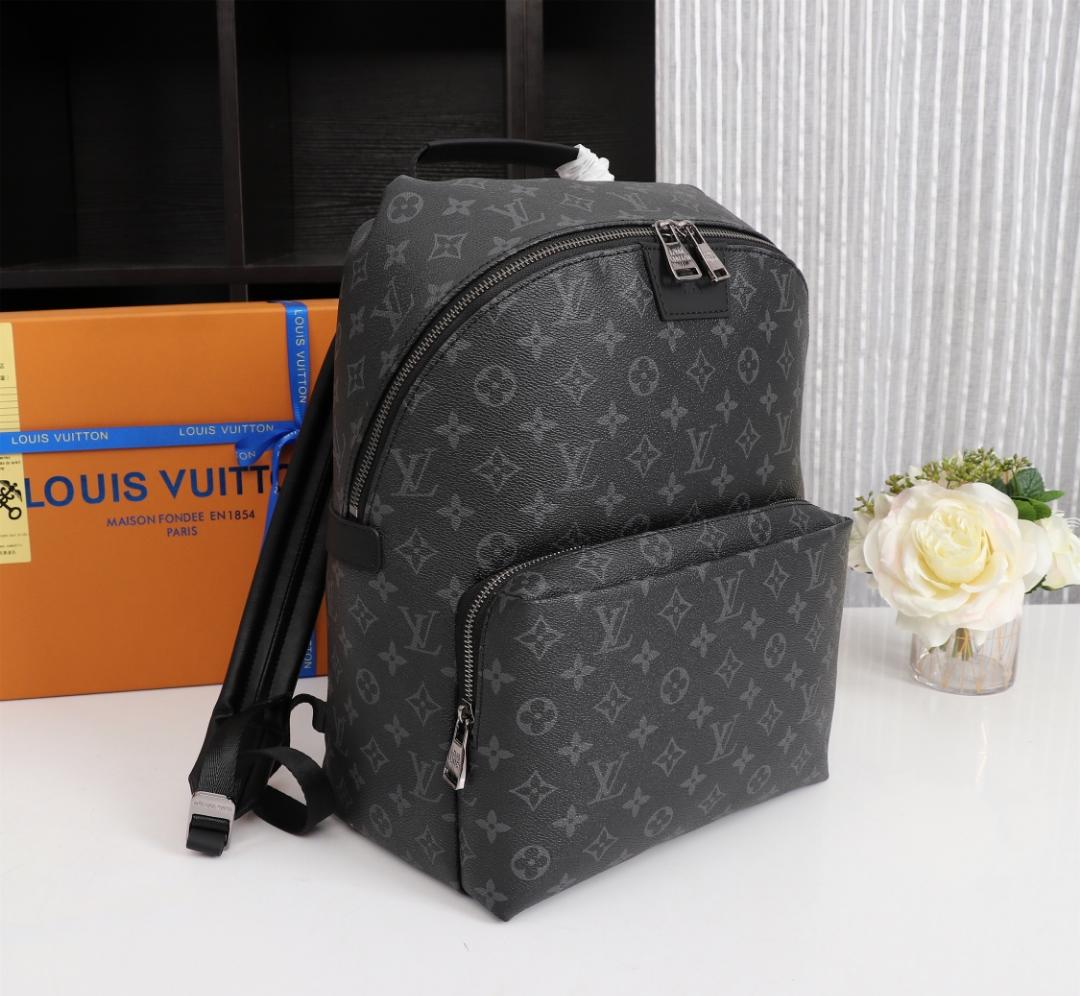 Replica Louis Vuitton M43186 Men Monogram Eclipse Apollo Backpack