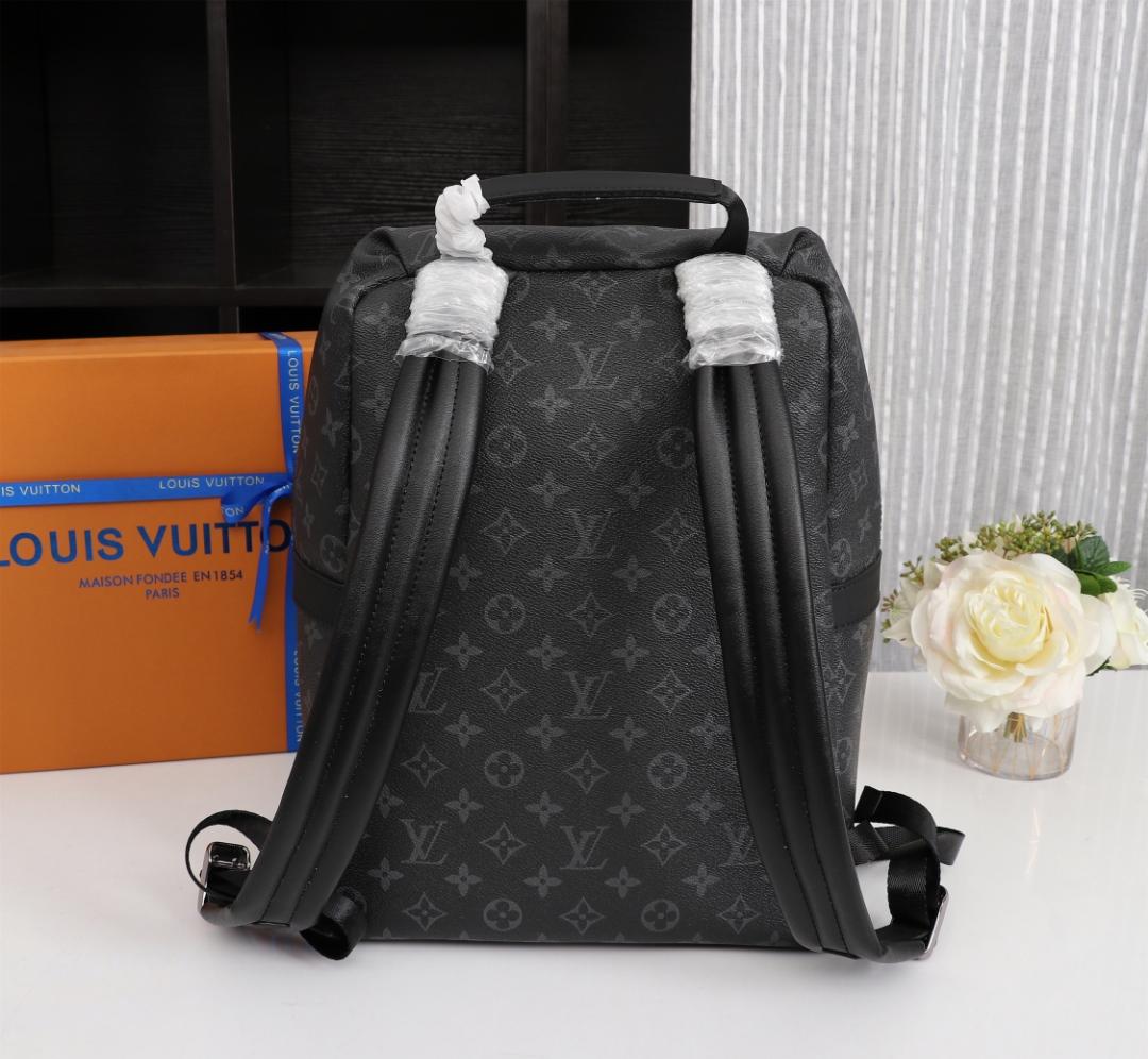 Replica Louis Vuitton M43186 Men Monogram Eclipse Apollo Backpack