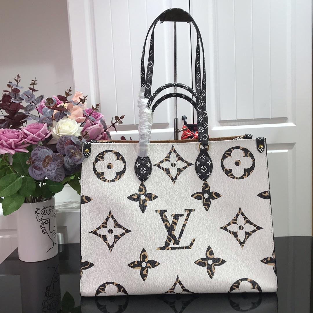 Replica Louis Vuitton M44674 Women Onthego Tote Bag Monogram Coated Canvas