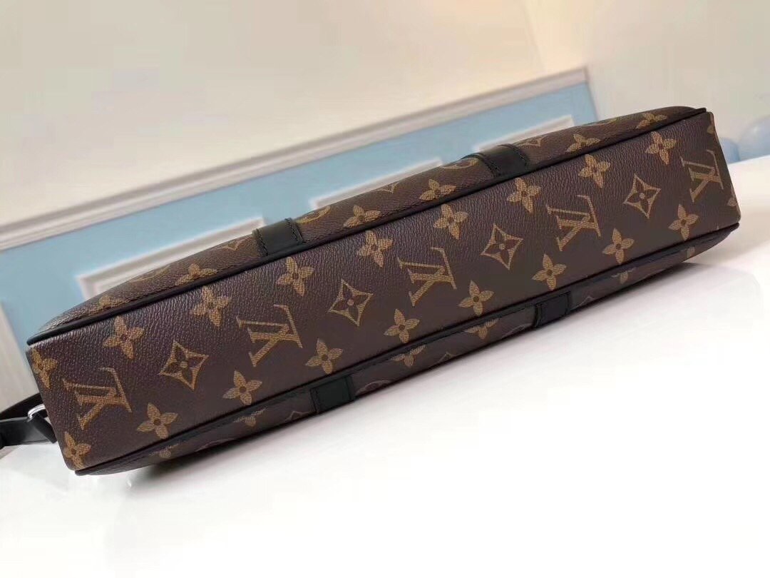 Replica Louis Vuitton M52005 Porte-Documents Voyage PM Monogram Macassar canvas