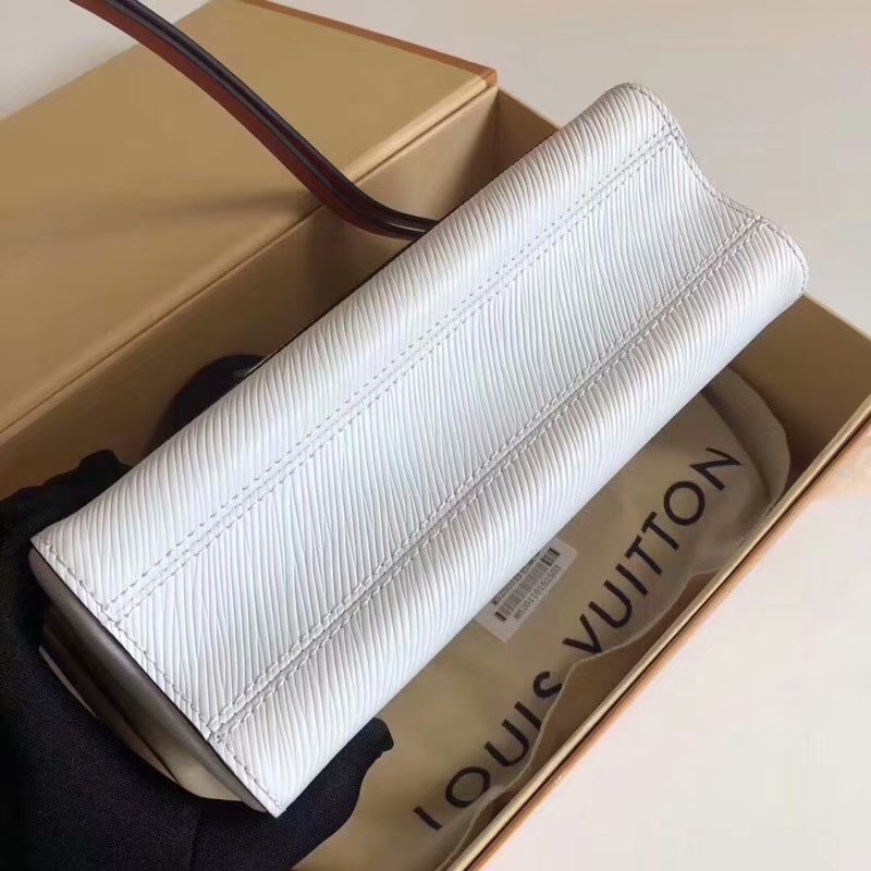 Replica Louis Vuitton M52503 Twist MM Epi Leather White