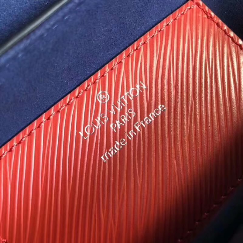 Replica Louis Vuitton M52504 Twist MM Epi Leather Coquelicot