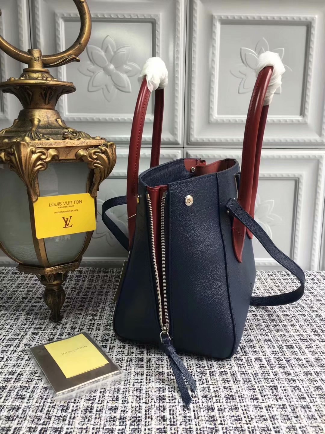 Replica Louis Vuitton M54842 Freedom Women Handbag Navy