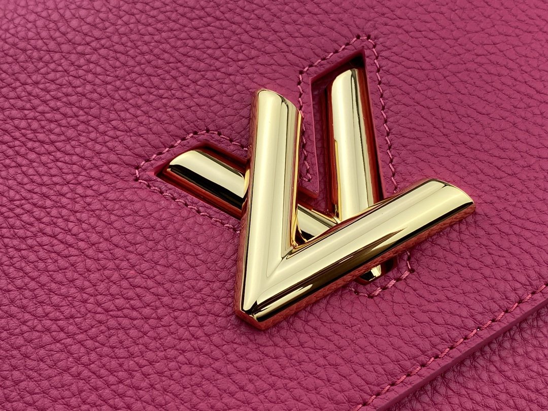 Replica Louis Vuitton M57093 Twist One Handle MM Taurillon eather Pink