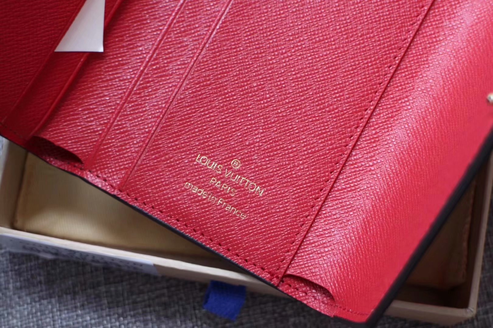 Replica Louis Vuitton M62933 Zoe Wallet Monogram Empreinte Leather Red