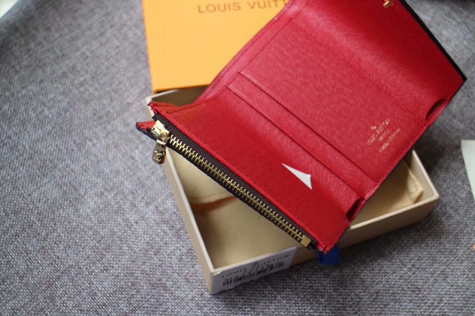 Replica Louis Vuitton M62933 Zoe Wallet Monogram Empreinte Leather Red