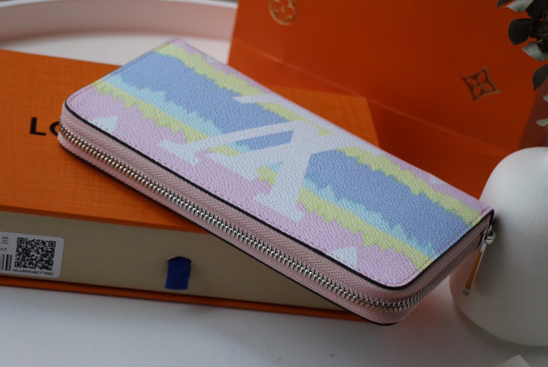 Replica Louis Vuitton M69110 LV Escale Zippy Wallet Pastel