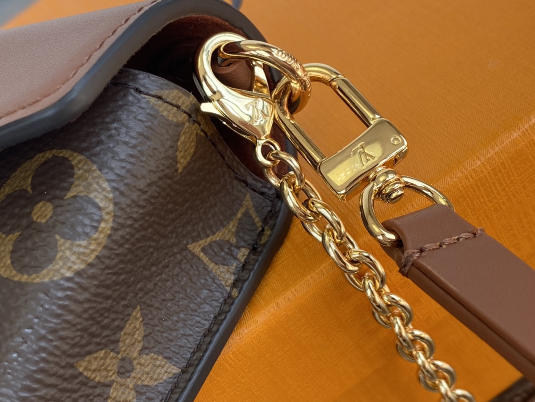 Replica Louis Vuitton M80763 Padlock On Strap Monogram Coated Canvas and Cowhide-Leather