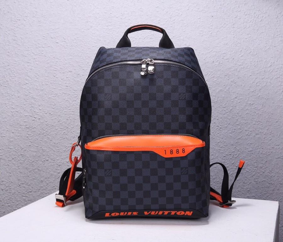 Replica Louis Vuitton Men Damier Cobalt Race Discovery Backpack PM