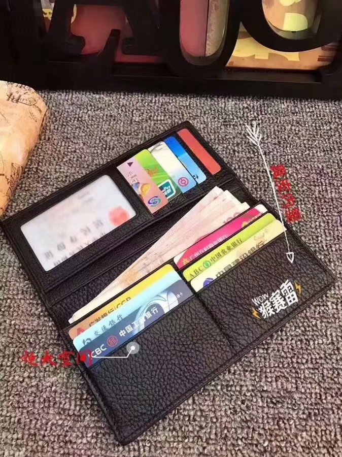 Replica Louis Vuitton Men Leather Wallet With Box