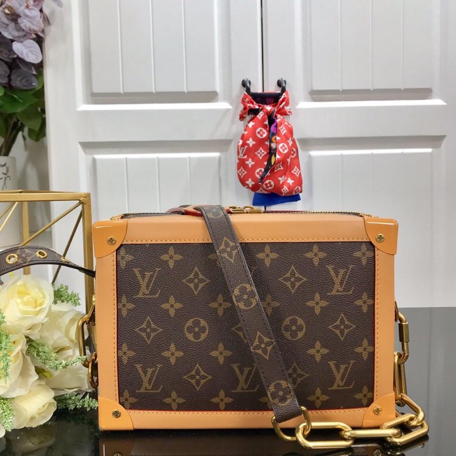 Replica Louis Vuitton Men Reimagined as a Supple Soft Trunk Messenger Bag M44478