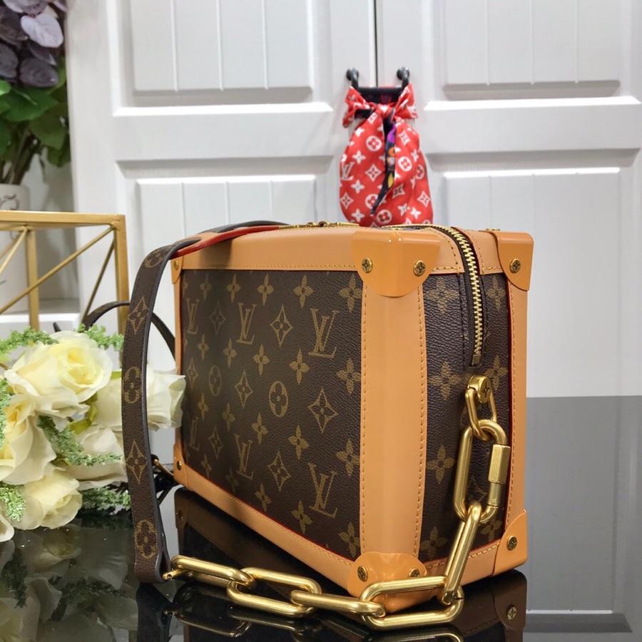 Replica Louis Vuitton Men Reimagined as a Supple Soft Trunk Messenger Bag M44478