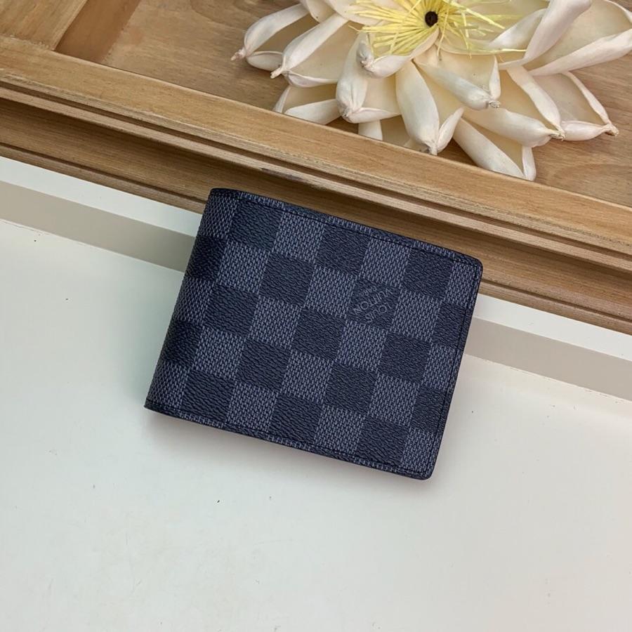 Replica Louis Vuitton Men Slender Wallet Damier Graphite Canvas N63261