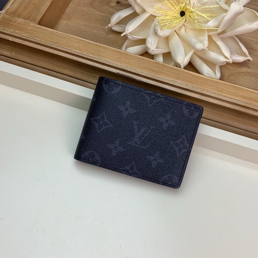 Replica Louis Vuitton Men Slender Wallet Monogram Eclipse Canvas  N62294