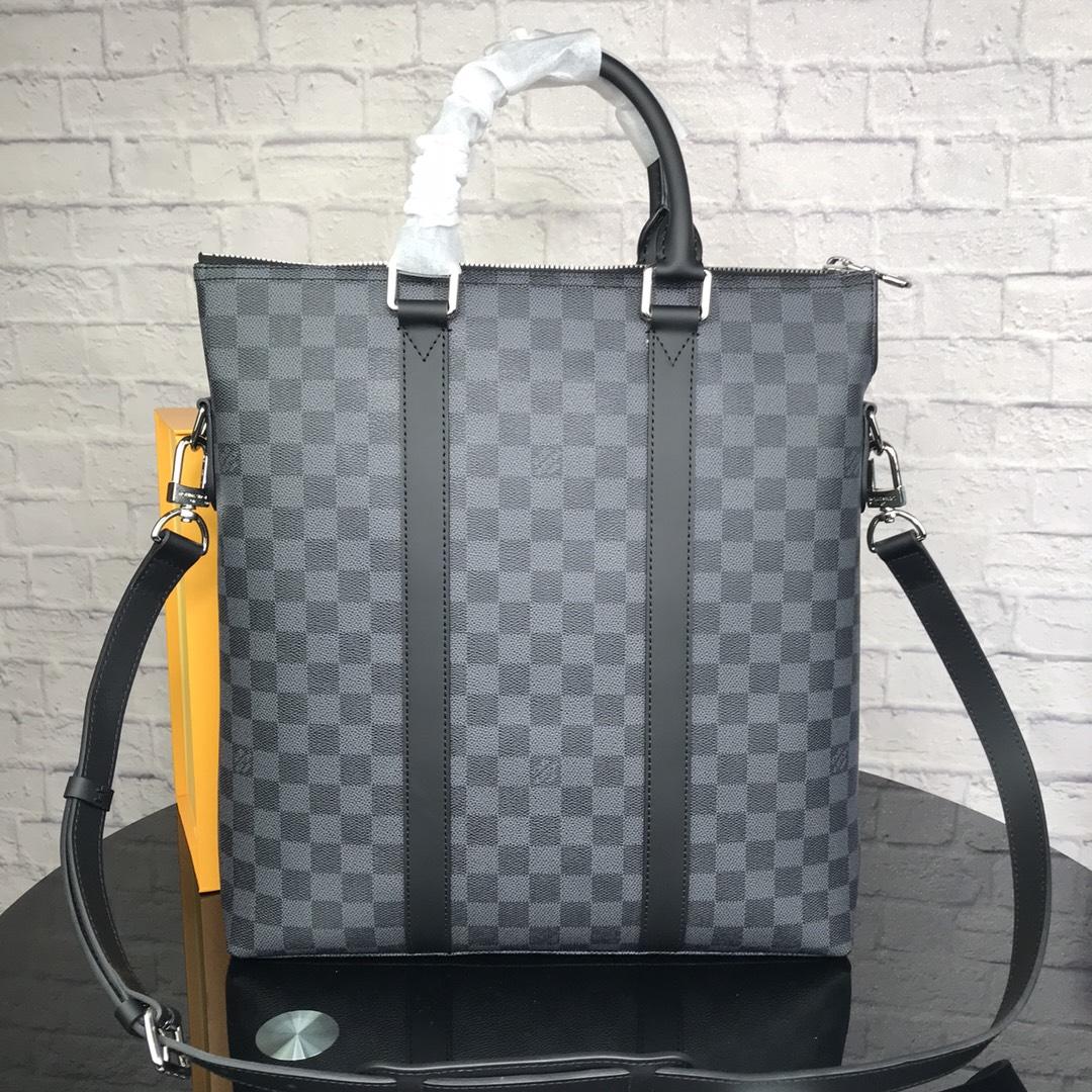 Replica Louis Vuitton N40000 Men Anton Tote Damier Graphite Nvprod