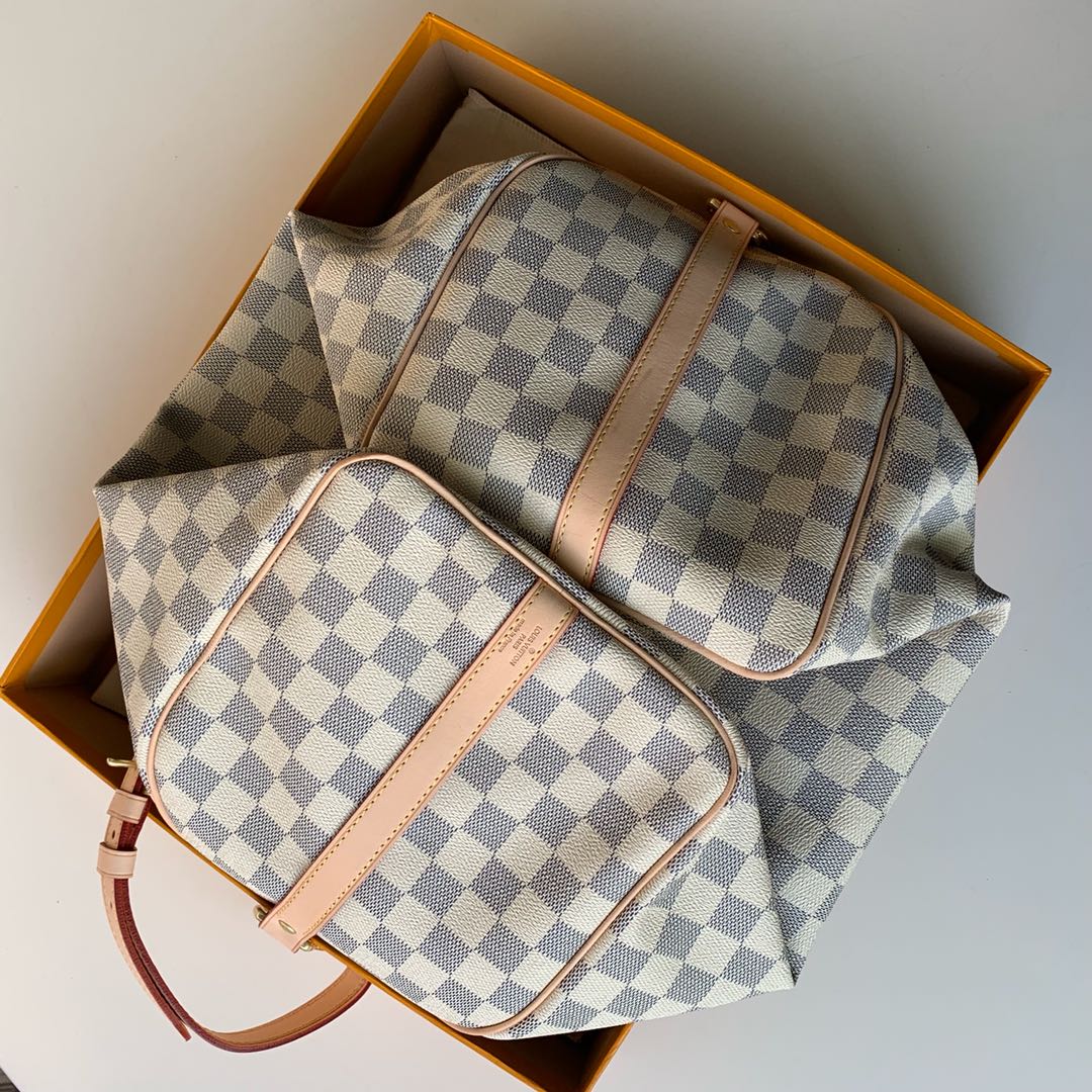 Replica Louis Vuitton N41369 Speedy 35 Damier Azur Coated Canvas