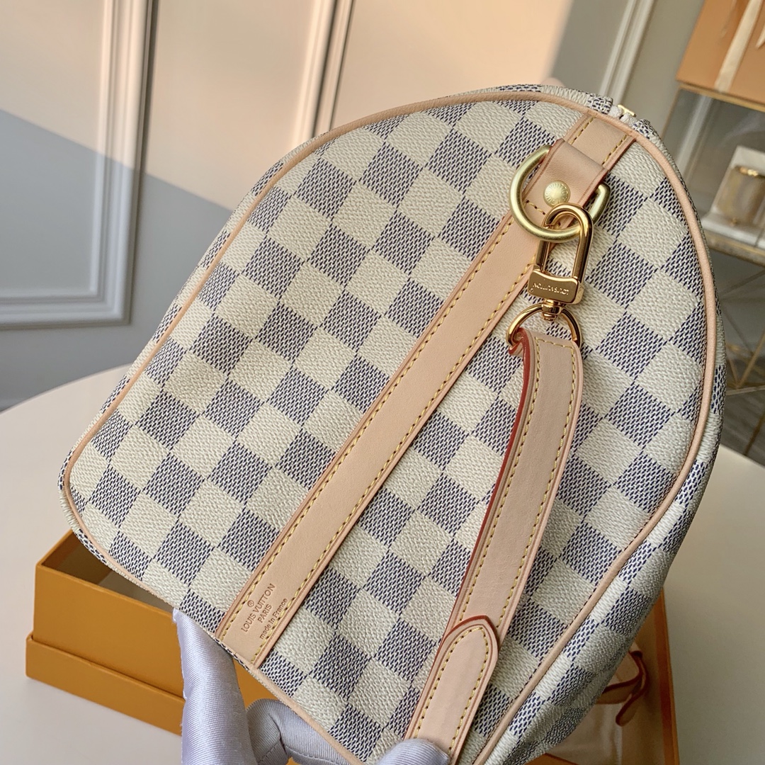 Replica Louis Vuitton N41369 Speedy 35 Damier Azur Coated Canvas