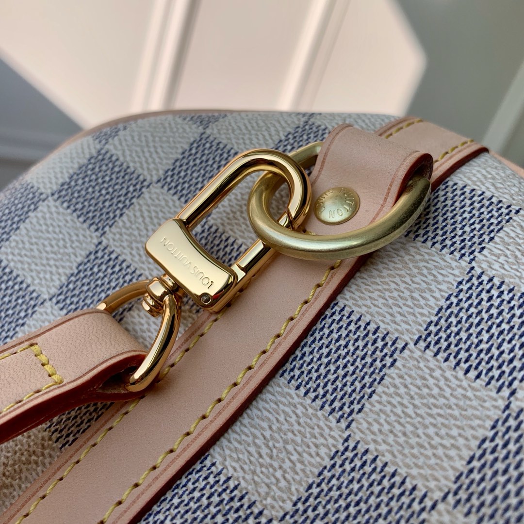 Replica Louis Vuitton N41369 Speedy 35 Damier Azur Coated Canvas