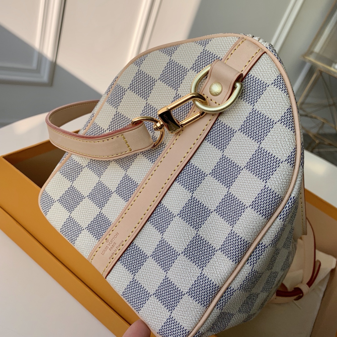 Replica Louis Vuitton N41371 Speedy 25 Damier Azur Coated Canvas