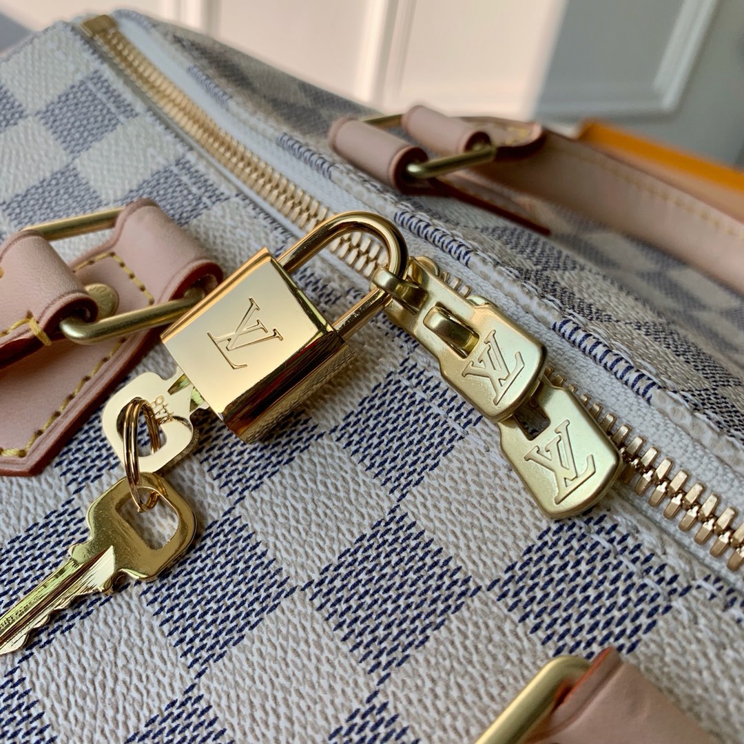 Replica Louis Vuitton N41371 Speedy 25 Damier Azur Coated Canvas