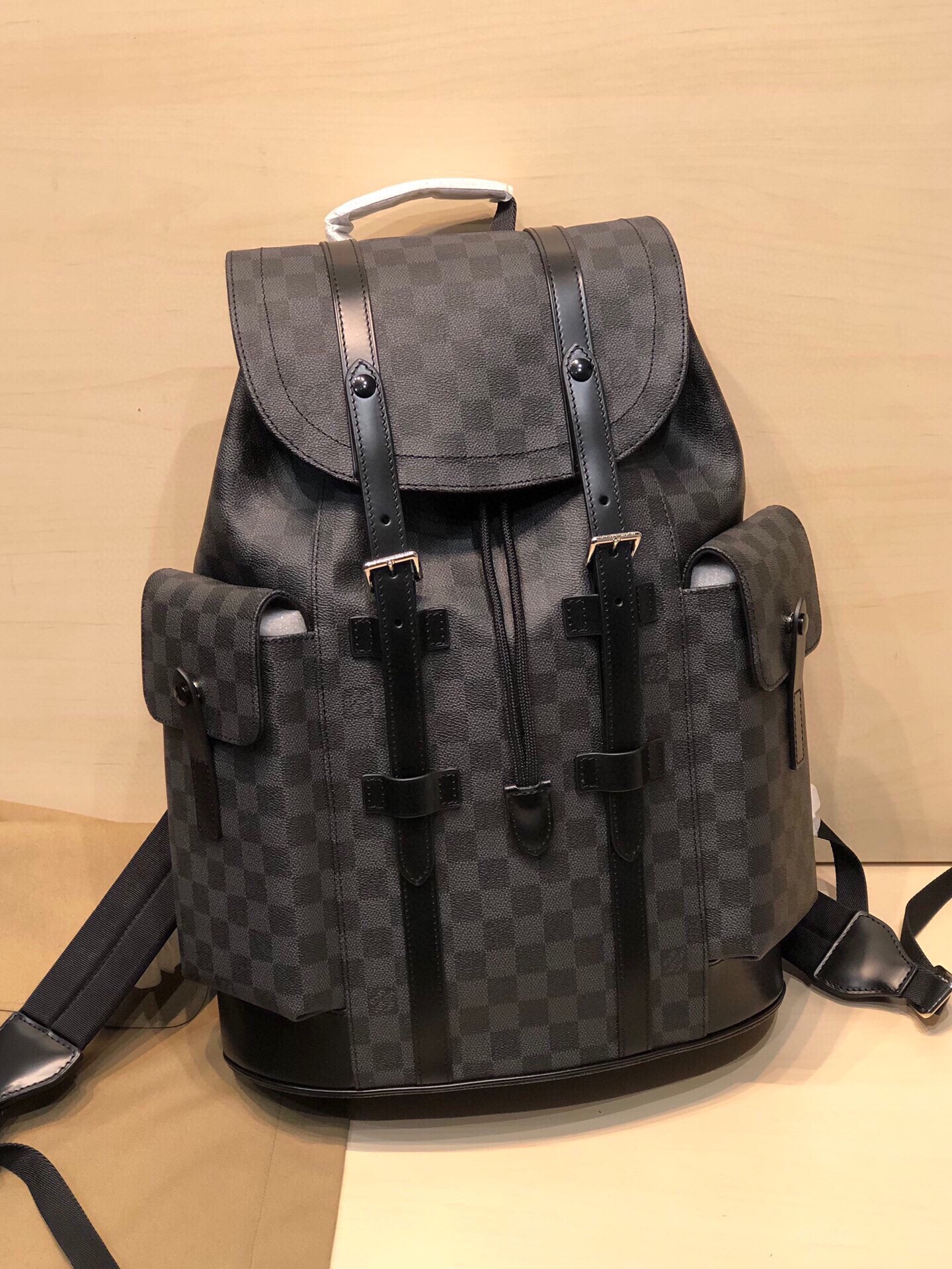 Replica Louis Vuitton N41379 Christopher PM Damier Graphite Canvas Body