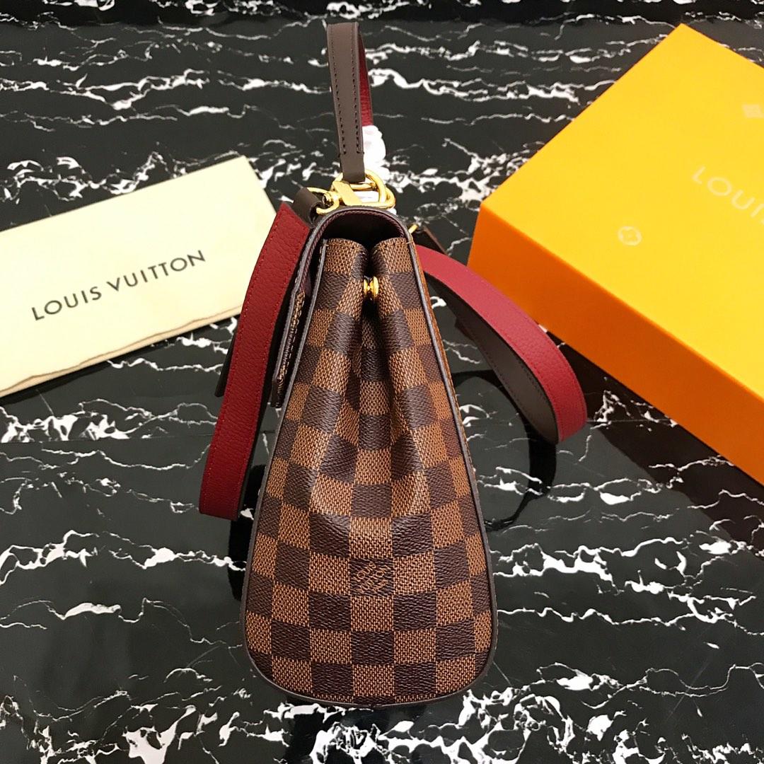 Replica Louis Vuitton N44053 Bond Street Damier Eb???ne and Taurillon Leather