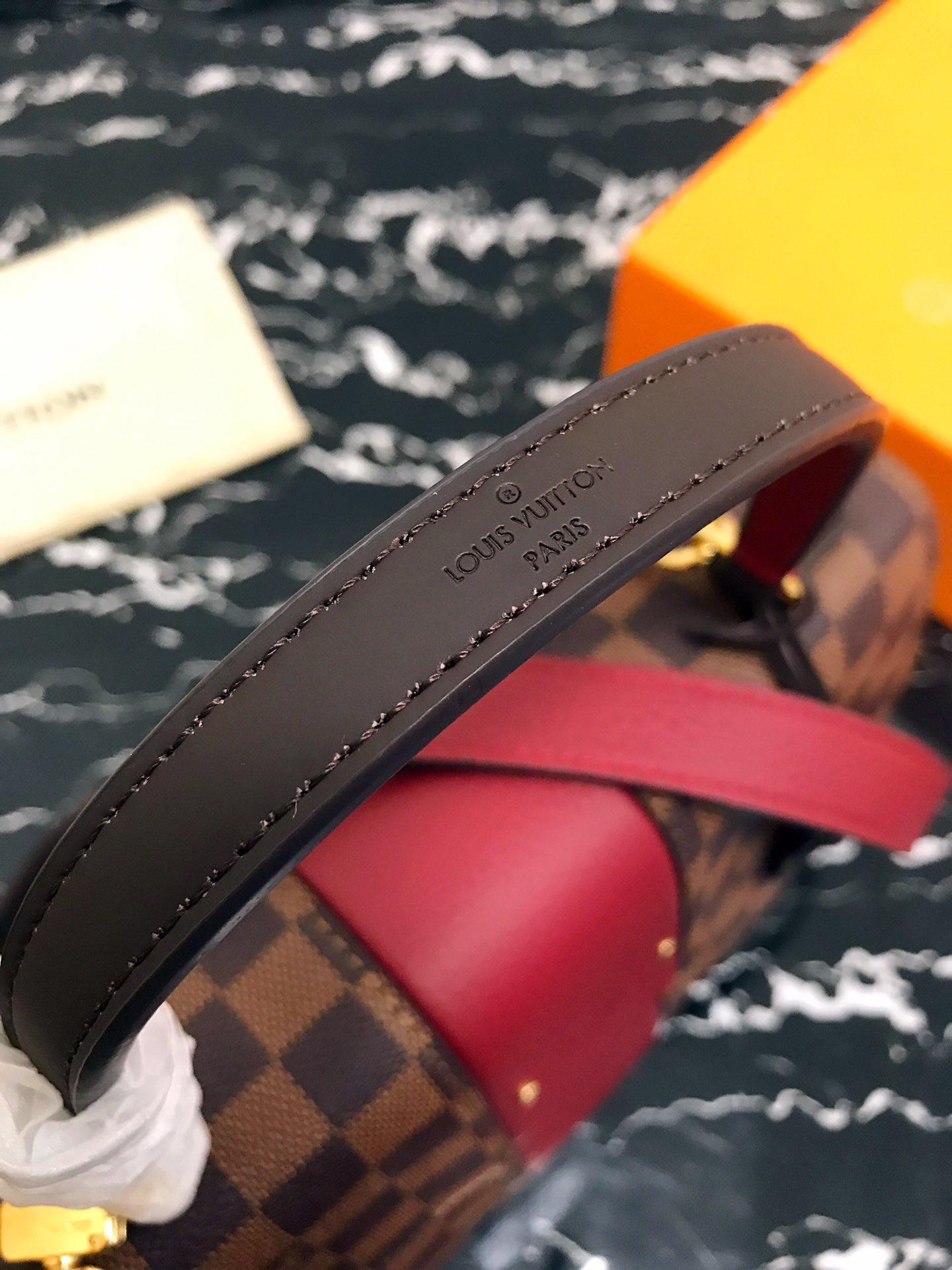 Replica Louis Vuitton N44053 Bond Street Damier Eb???ne and Taurillon Leather